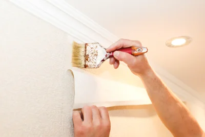 Pose de papier peint à Ostreville — revêtements muraux et toiles de verre